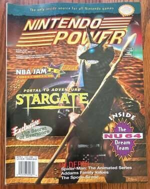 Nintendo Power Magazine Volume 71 April 1995 Stargate Cover (88)